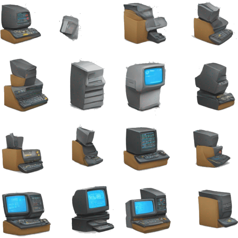 computer trading emoji