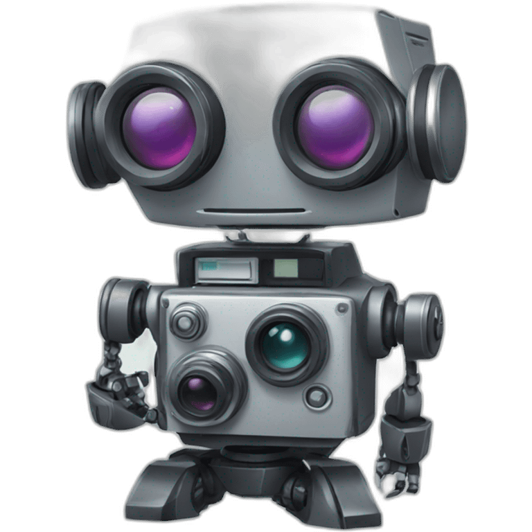 robot with camera emoji