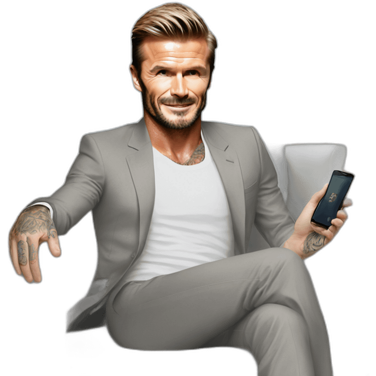 David beckham in singapore emoji