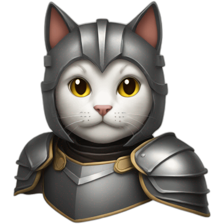 cat knight emoji