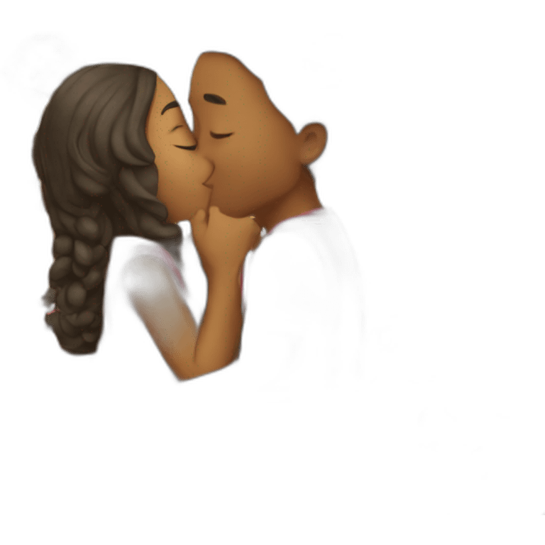 Girl kissing emoji