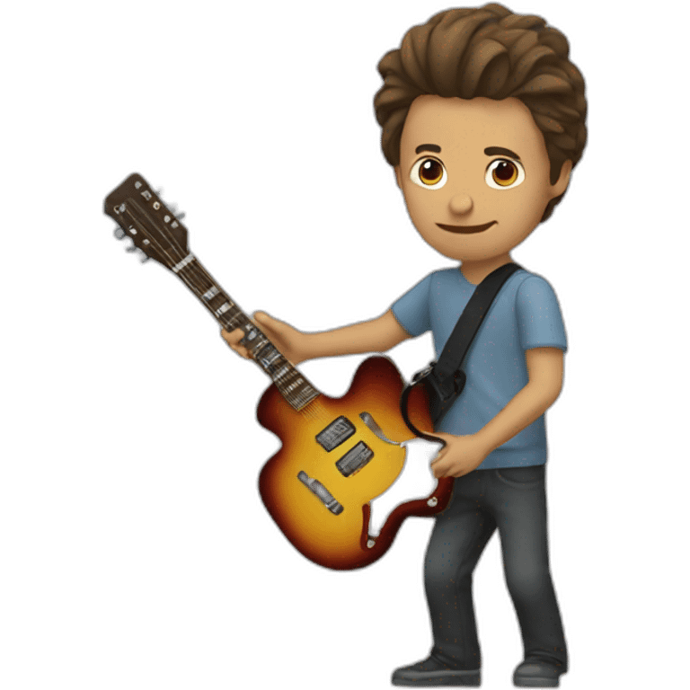 Guitar person emoji