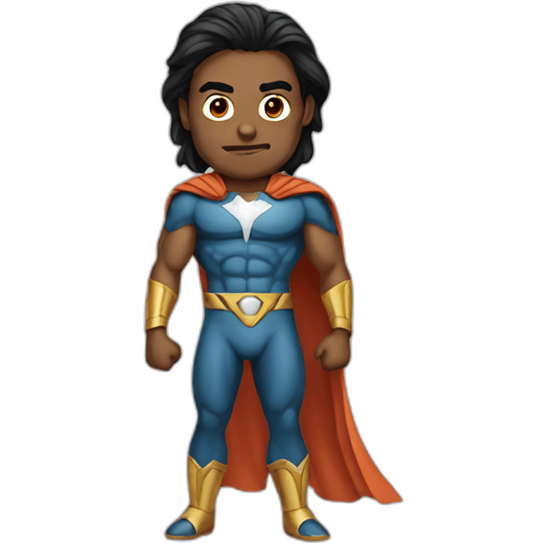 Indian superhero emoji