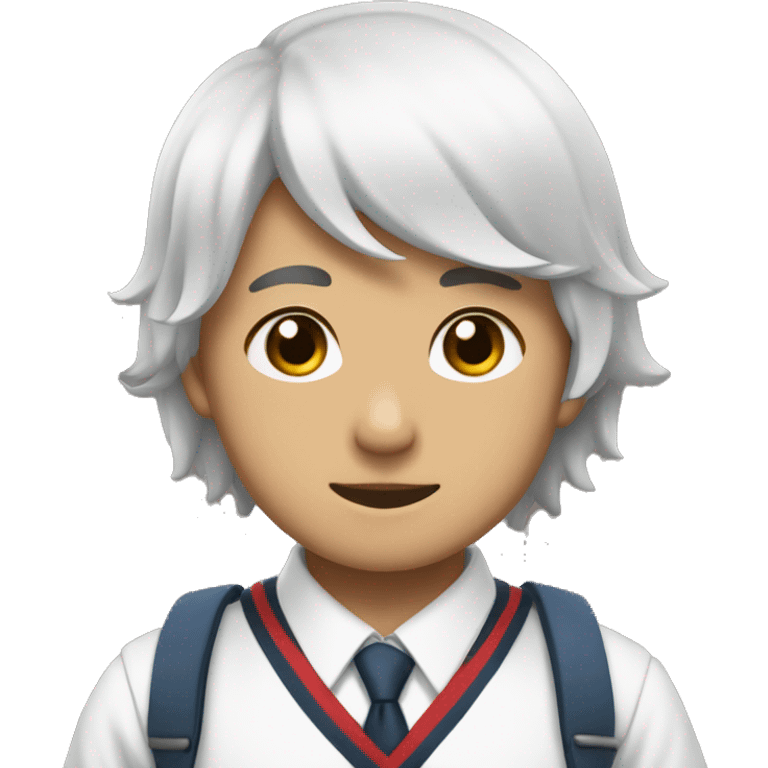 getou suguru in school uniform emoji