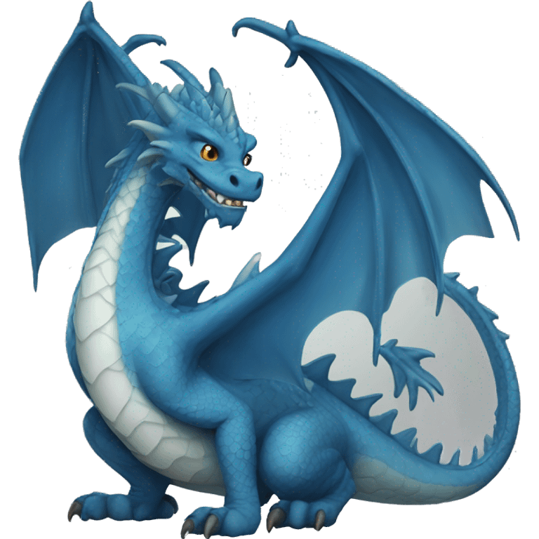 eastern blue dragon emoji