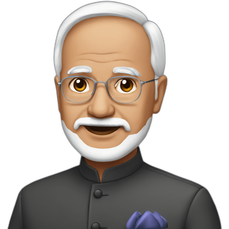 Modiji in style emoji