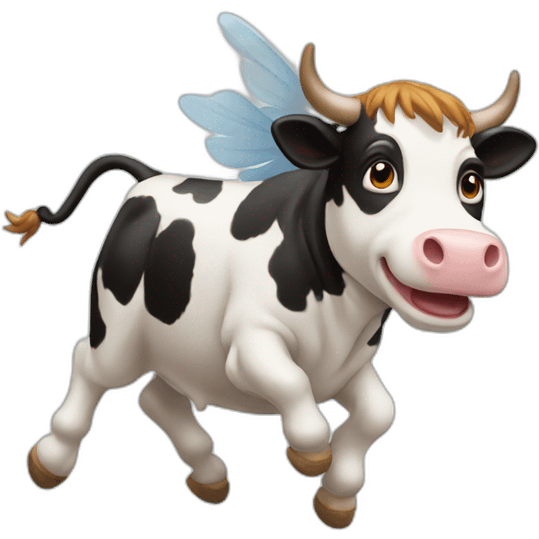 flying cow emoji