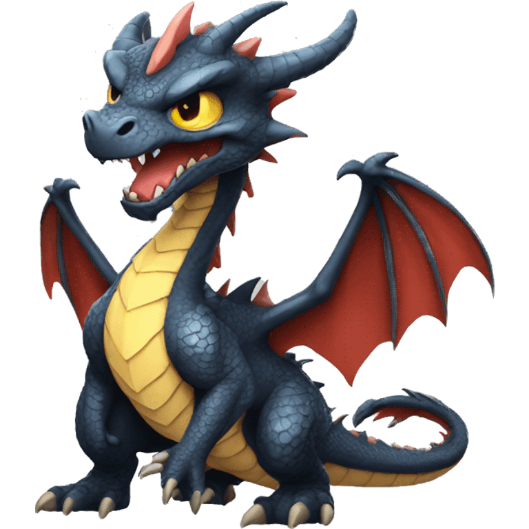 edgy dragon-Fakémon  emoji