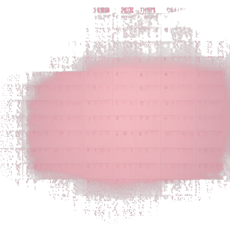 A pastel pink calendar  emoji