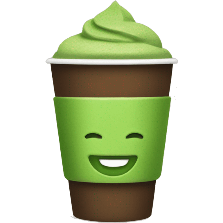 Matcha to go emoji