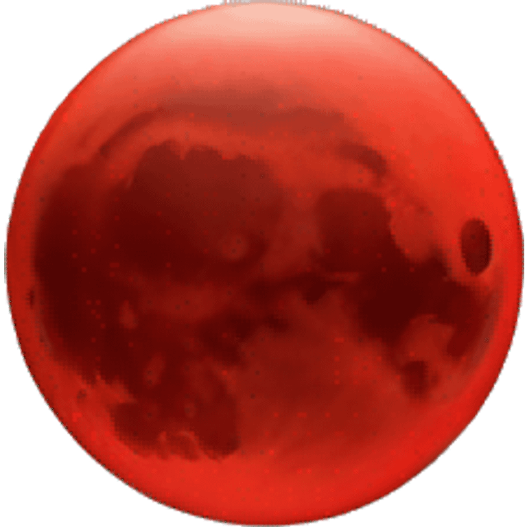 blood moon emoji