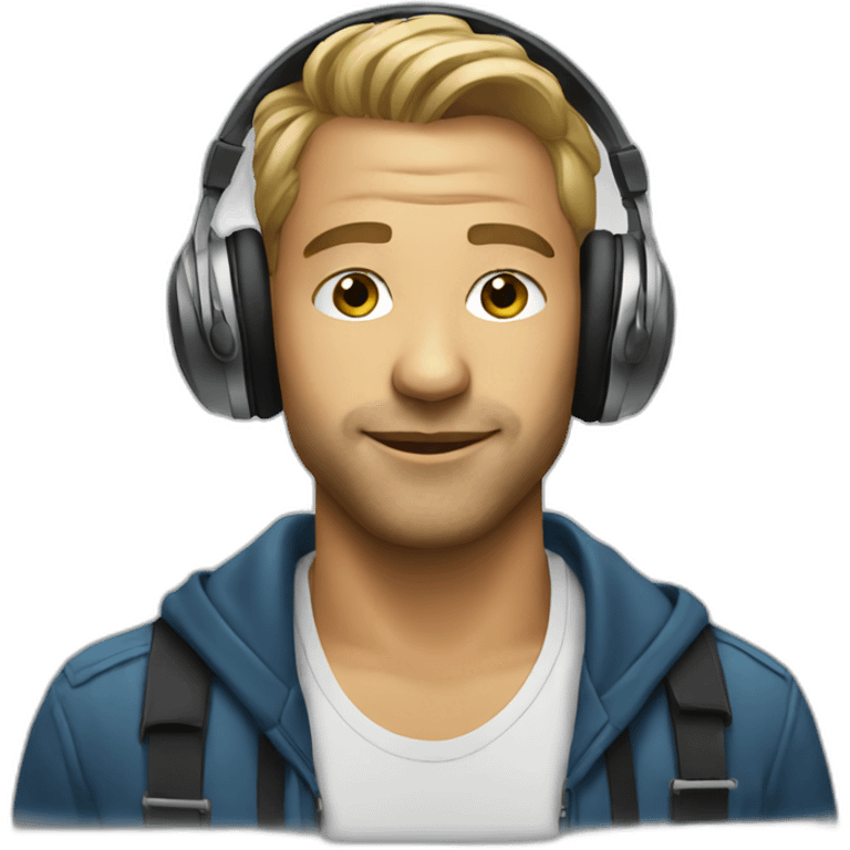 DJ with headphones emoji