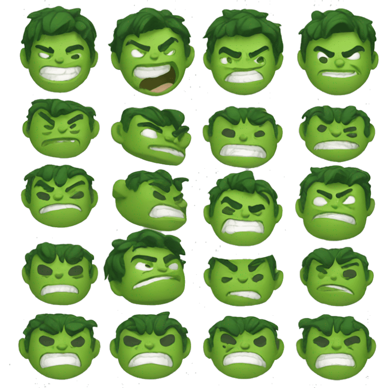 Hulk smile emoji