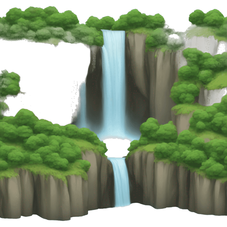 Waterfall  emoji