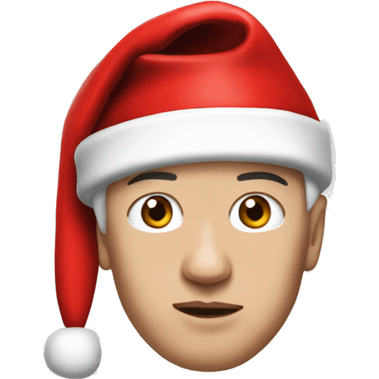 eminem with santa hat emoji