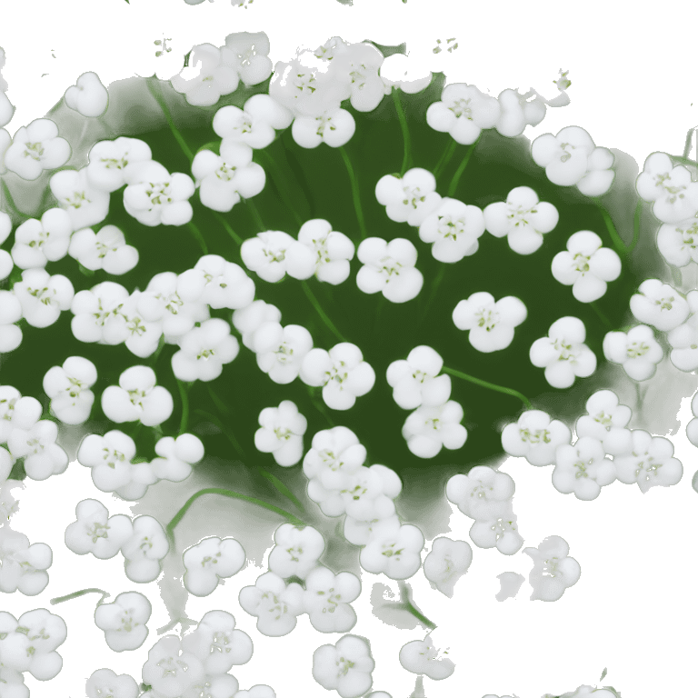 babys breath flowers emoji