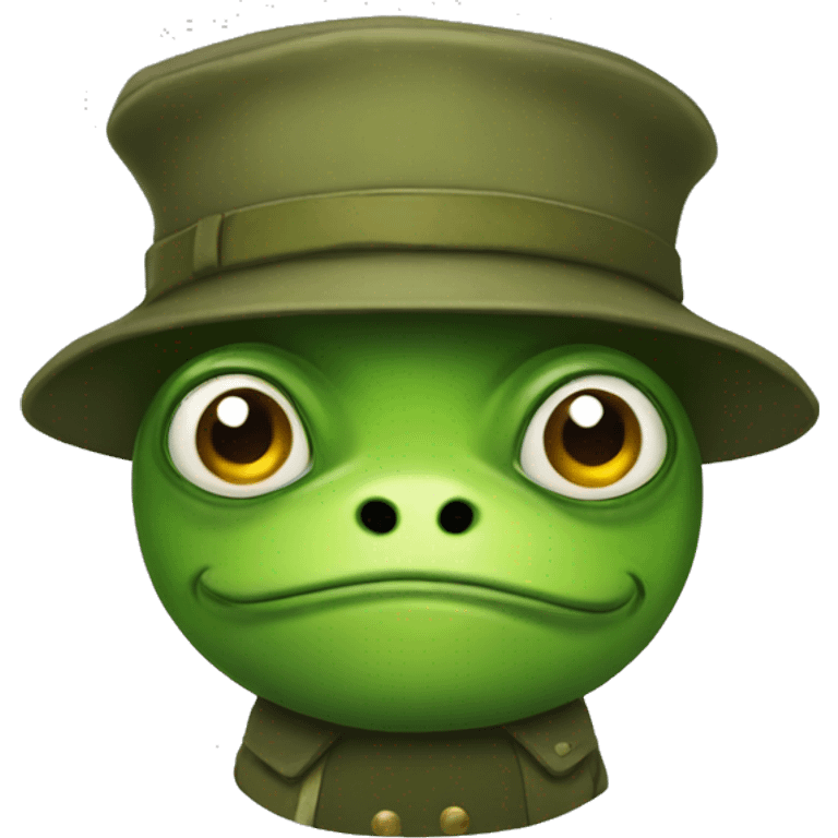 Frog soldier  emoji