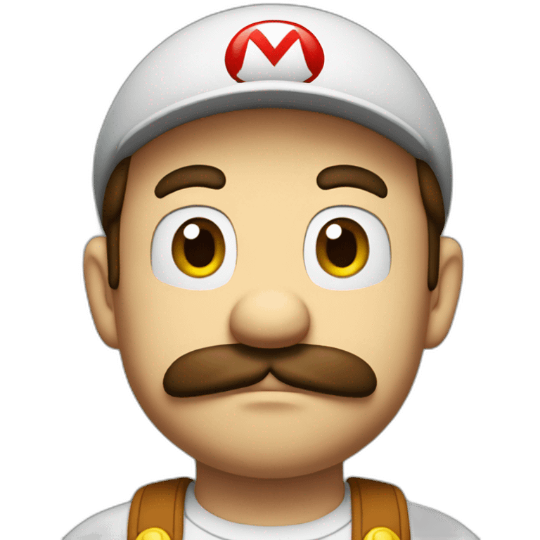 Mario sad emoji