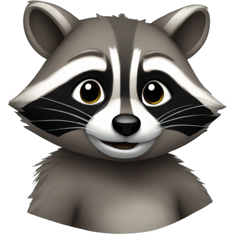 Raccoon emoji