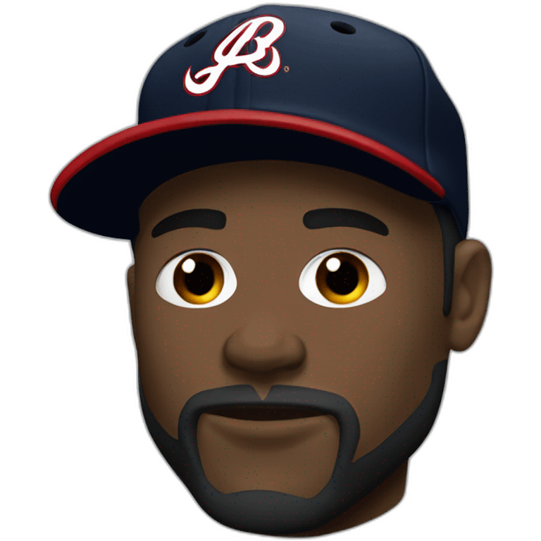 Sad braves player emoji