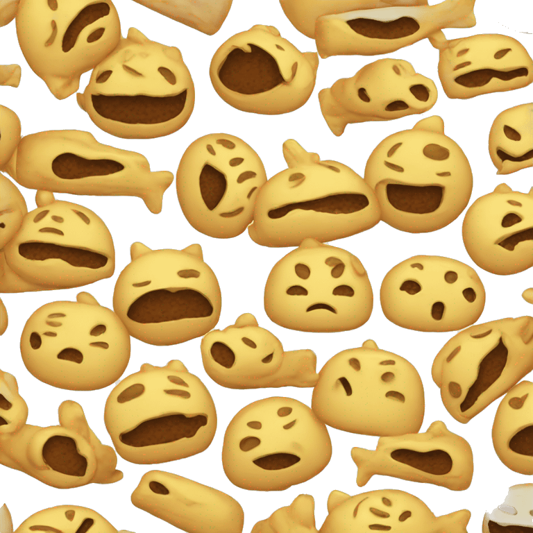 Chat qui mange  emoji