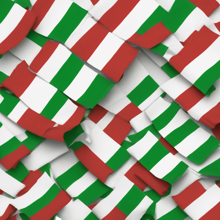 italian flag cuor emoji