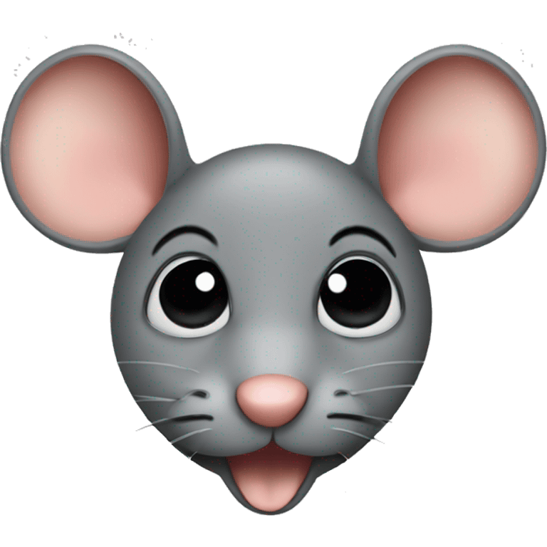 mouse face with large nose emoji