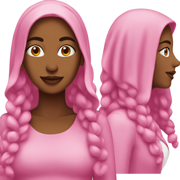 pembe araba emoji