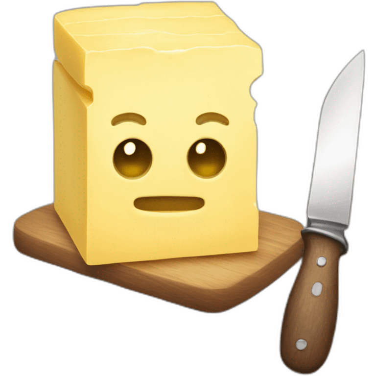 butter with knife emoji