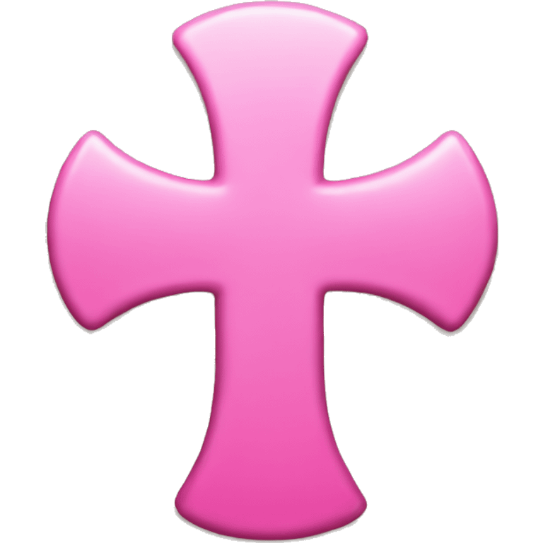 pink cross emoji