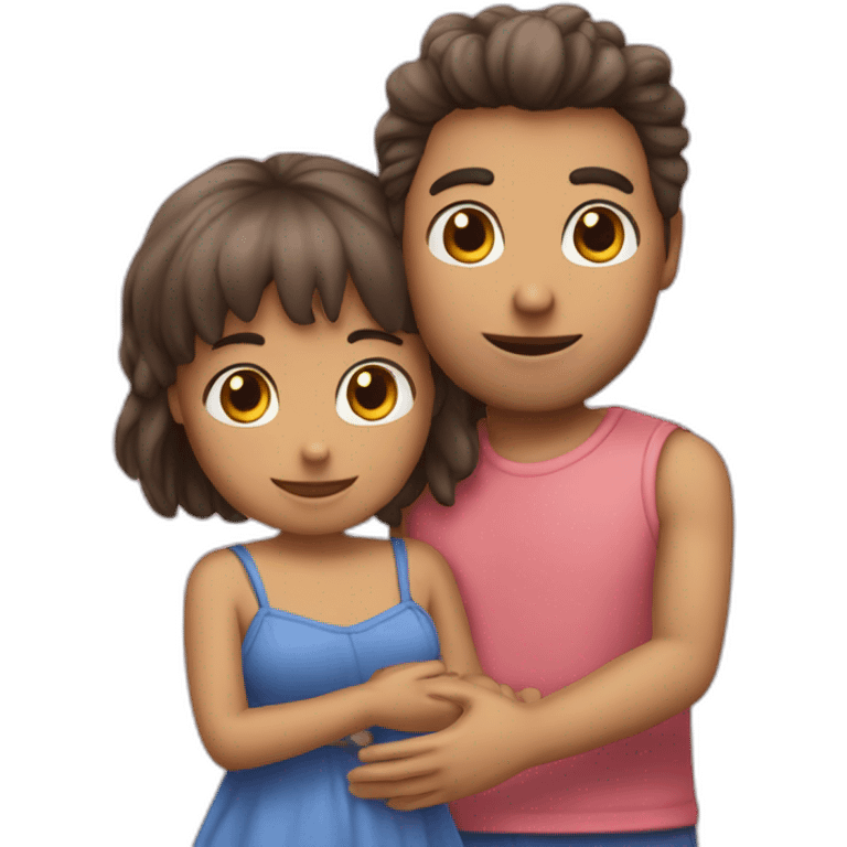 Doudou et amour emoji