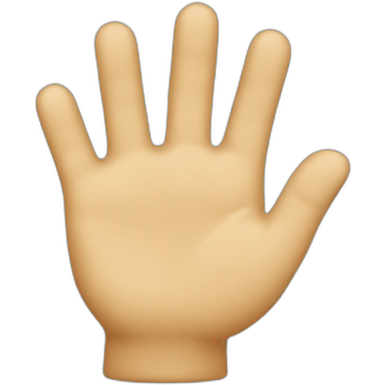 waving hand emoji