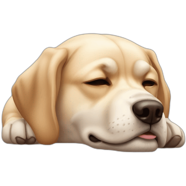 chien qui dort emoji