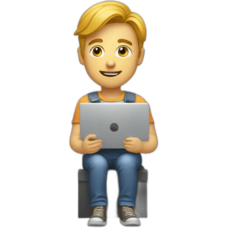 young UX / UI Designer working in ad agency with a good hai emoji