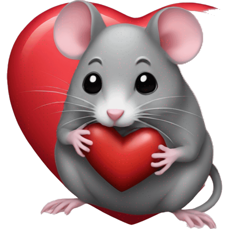 mouse heart emoji