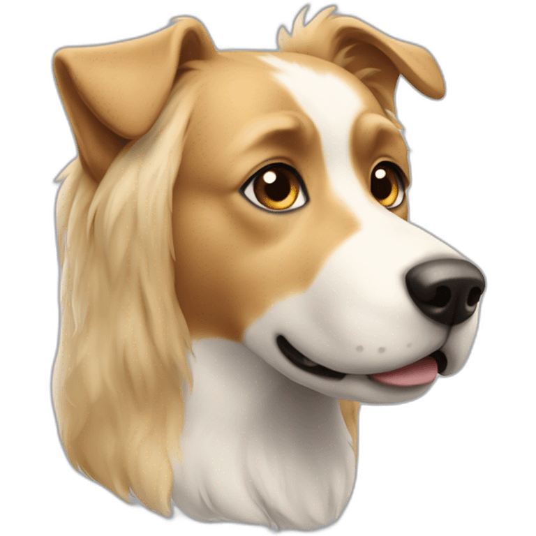 dog corgui light hair emoji