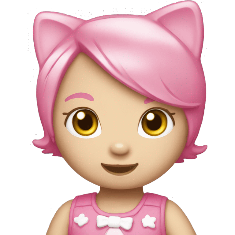 pink hello kitty emoji