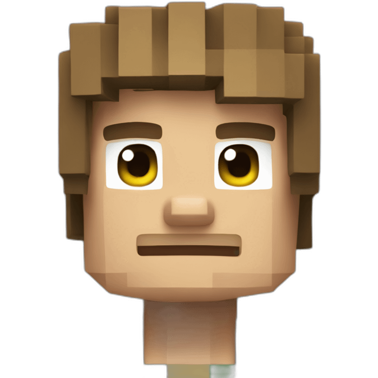 Minecraft steve emoji