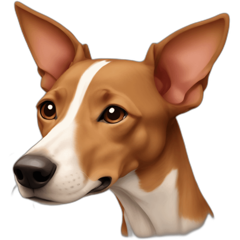 brown podenco snoring emoji