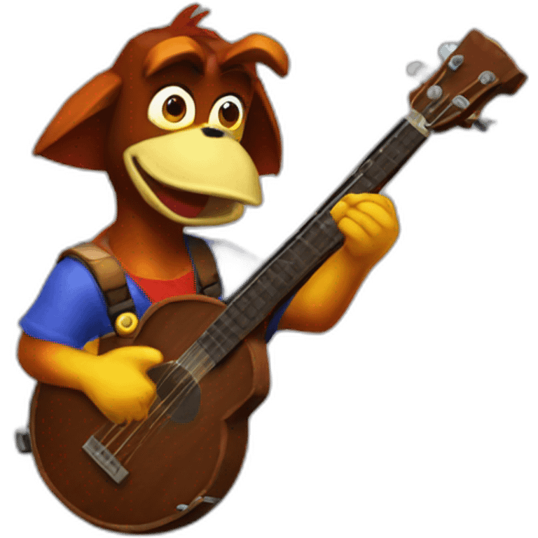 Banjo-kazooie from Nintendo 64 emoji