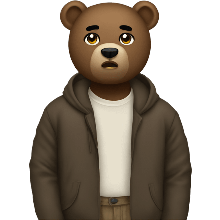 kanye bear emoji