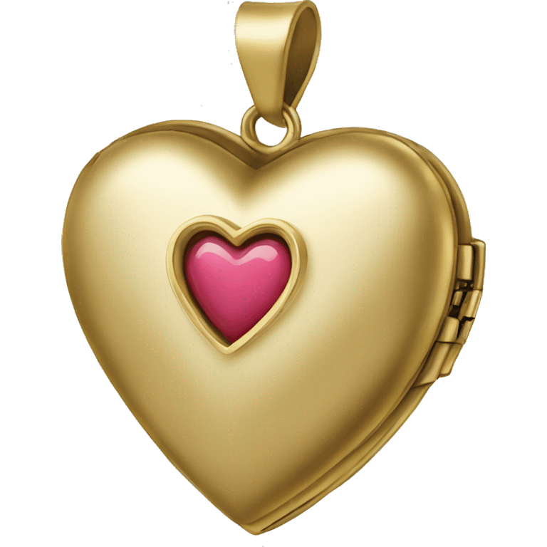 Heart shaped locket emoji