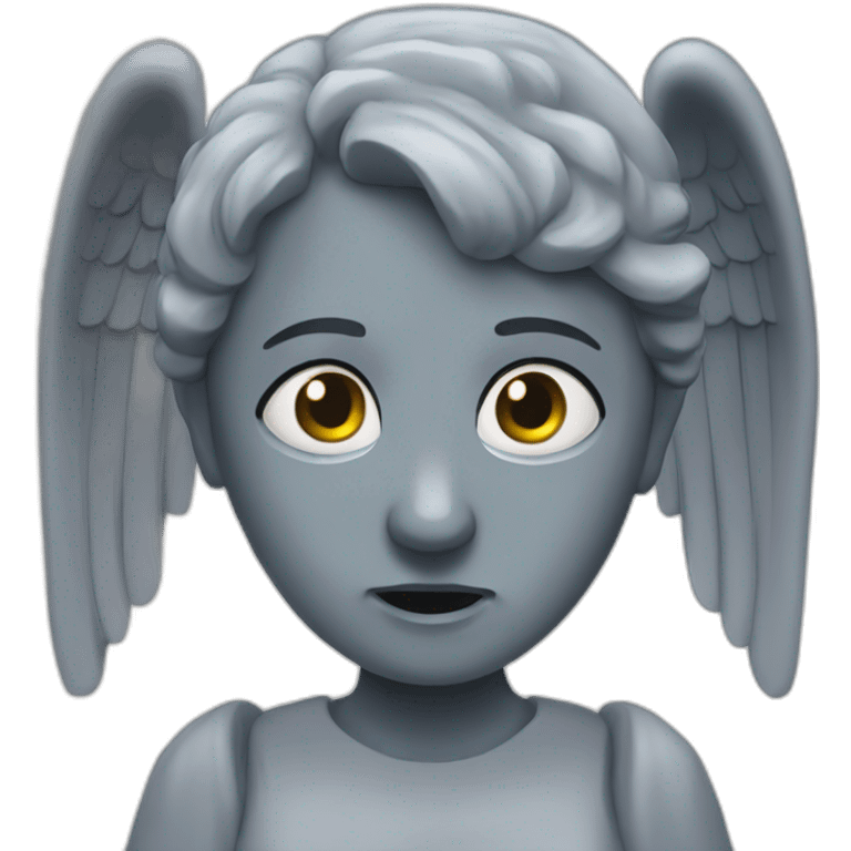 Weeping angel emoji