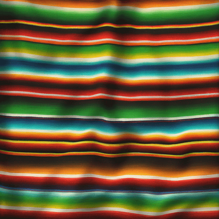 Realistic serape table cloth. emoji