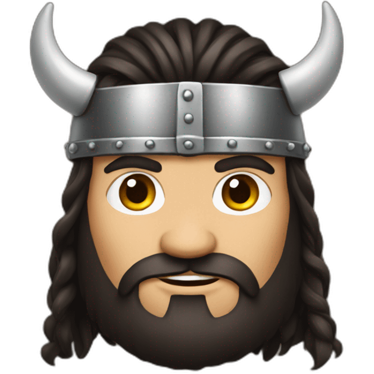 dark hair beer viking emoji