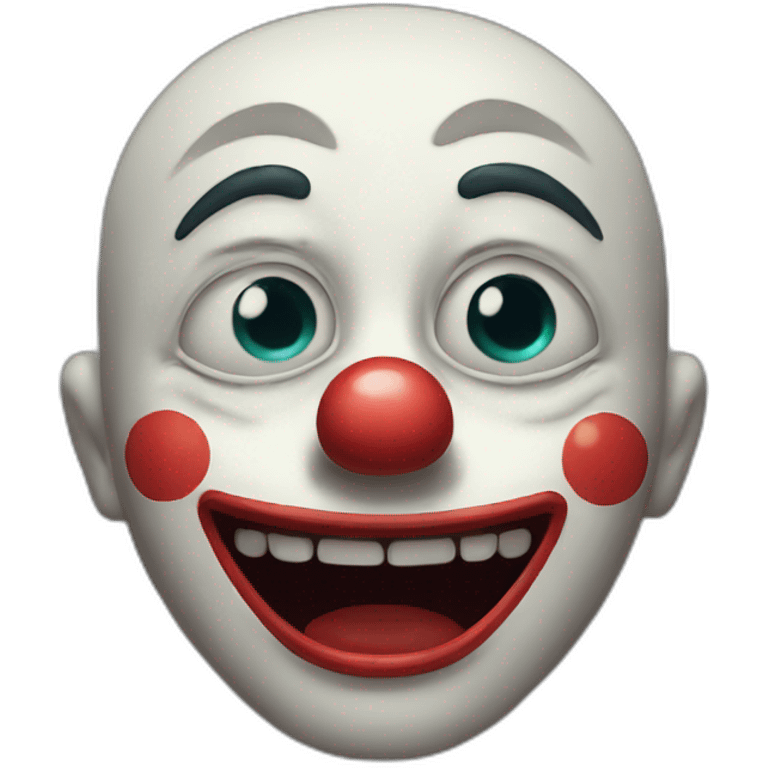 a crying clown emoji