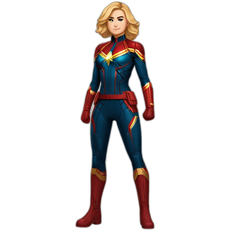 Captain Marvel fullbody emoji