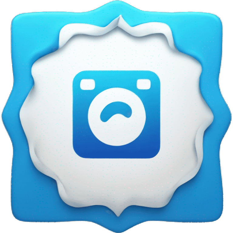 Instagram blue certification badge emoji