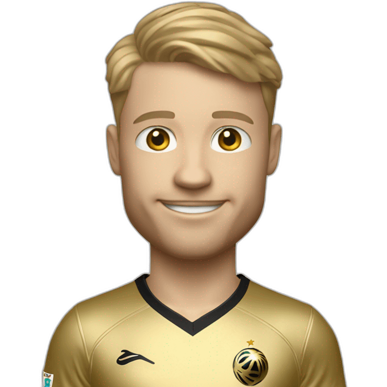 erling halaand avec un ballon d'or emoji