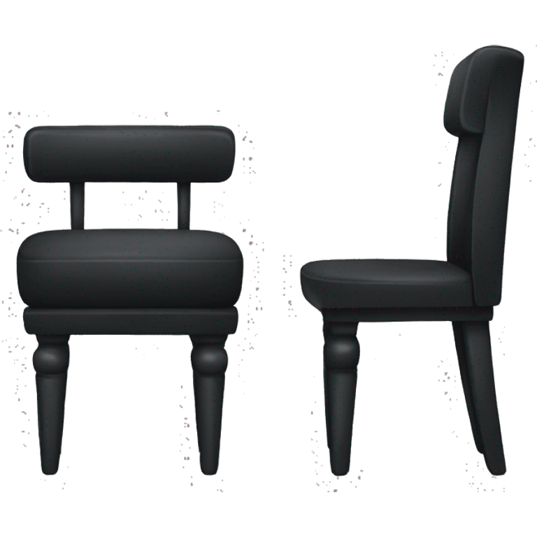 Black furniture  emoji